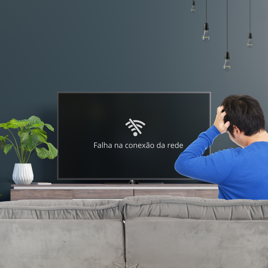 Televisão não conecta internet Televisão não conecta internet